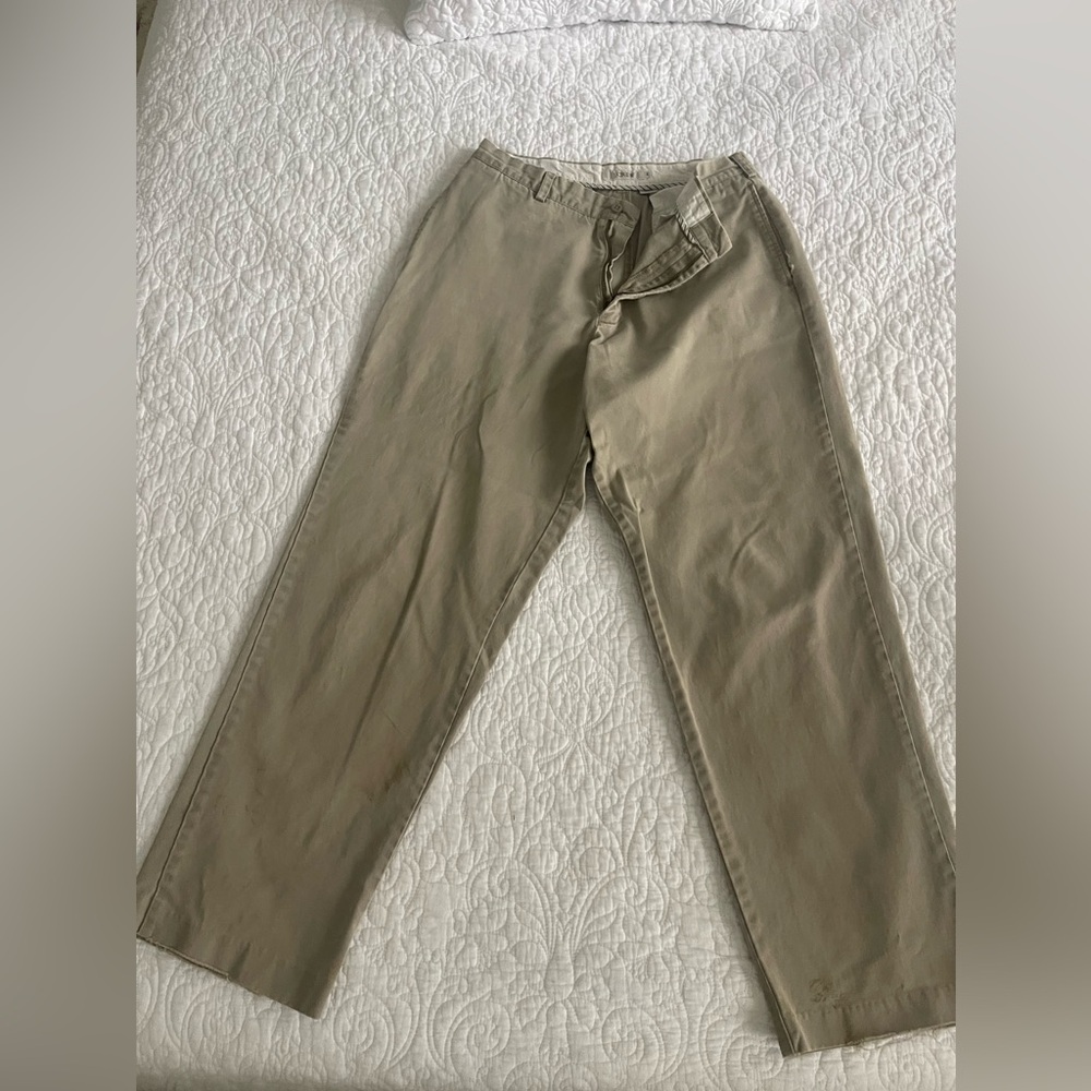 JCrew Men’s khaki pants. Size 34.